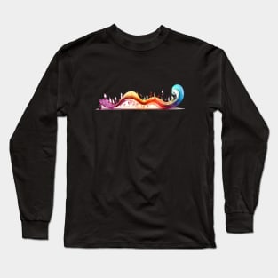 Sound Waves Long Sleeve T-Shirt